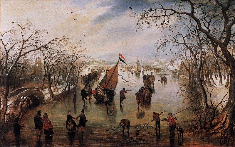Adriaen Pietersz Vande Venne Winter Sweden oil painting art
